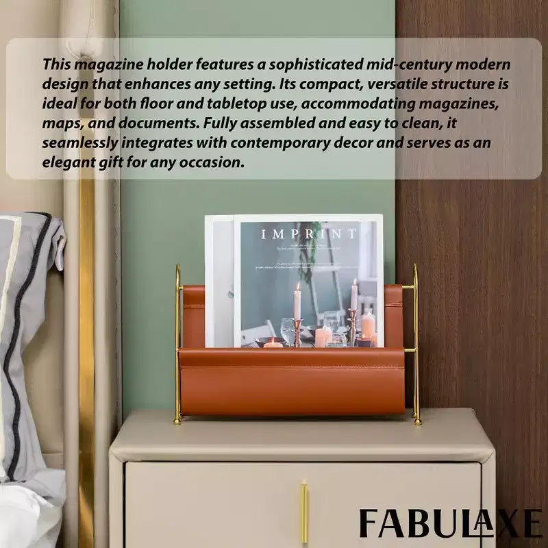 Range-revues et porte-revues pour bureau, bureau à domicile, salon, salles d'attente, magazines, livres, journaux et autres supports de lecture 14