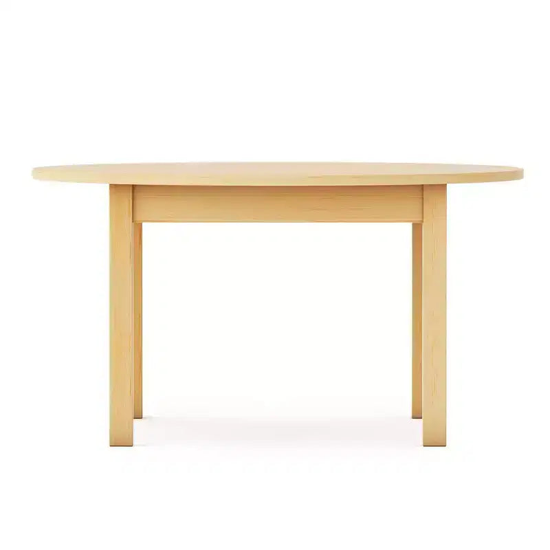 Table d'activité pour tout-petits Naturelle : Table d'activité ronde en bois pour enfants, 30 de diamètre | Bureau pour tout-petits pour salle de jeux, garderie et maternelle