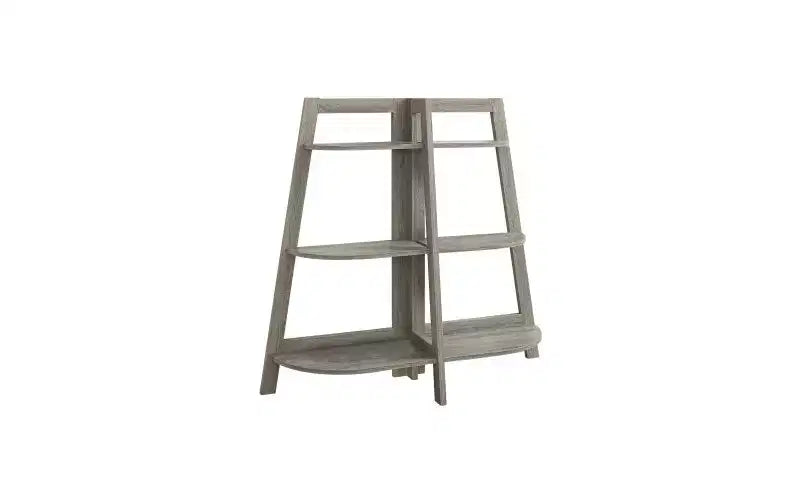 Étagères à Livres Échelle Modernes à 3 Niveaux, Étagère Ouverte, Meuble de Rangement en Bois, Bibliothèques pour Petits Espaces, Salon, Chambre, Bureau