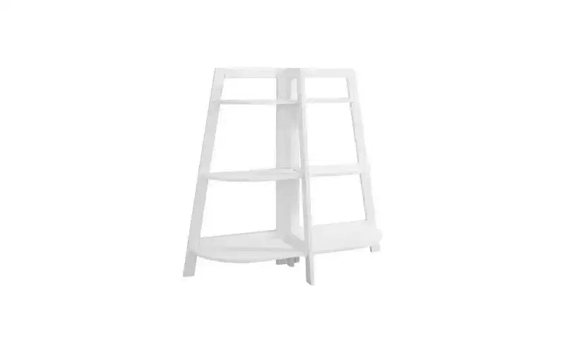 Étagères à Livres Échelle Modernes à 3 Niveaux, Étagère Ouverte, Meuble de Rangement en Bois, Bibliothèques pour Petits Espaces, Salon, Chambre, Bureau