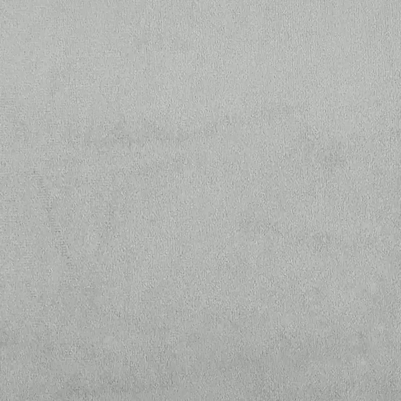Canapé 3 places avec coussins décoratifs Velours gris clair 180 cm